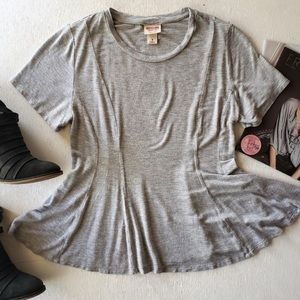 Ribbed Mossimo gray TShirt Small
